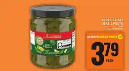 Food Basics IRRESISTIBLE BASIL PESTO offer