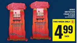 Food Basics MINO IMITATION CRAB STICK offer