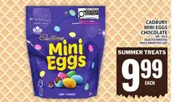 Food Basics CADBURY MINI EGGS CHOCOLATE offer