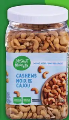 Food Basics SELECTION OR LIFE SMART DELUXE MIXED NUTS OR CASHEWS offer