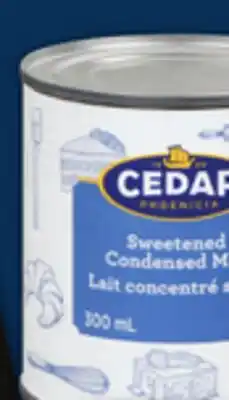 Food Basics CEDAR PEACH HALVES, CONDENSED MILK OR POMEGRANATE JUICE offer
