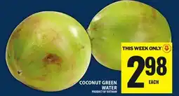 Food Basics COCONUT GREEN WATER offer