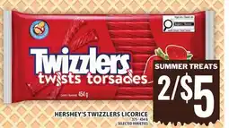 Food Basics HERSHEY'S TWIZZLERS LICORICE offer