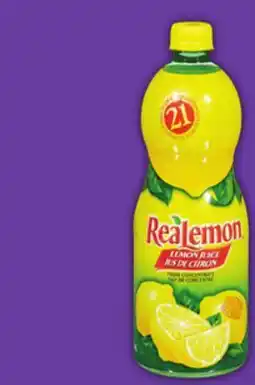 Food Basics REALEMON LEMON JUICE offer