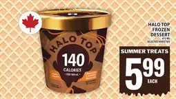 Food Basics HALO TOP FROZEN DESSERT offer