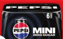 Food Basics PEPSI MINI ZERO SUGAR offer