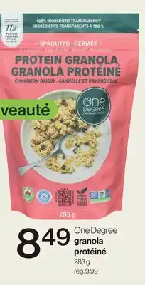 Avril One Degree granola protéiné offer