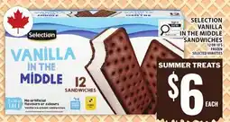 Food Basics SELECTION VANILLA IN THE MIDDLE SANDWICHES offer