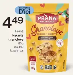 Avril Prana biscuits granolove offer