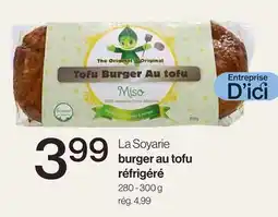 Avril La Soyarie burger au tofu réfrigéré offer