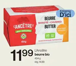 Avril L'Ancêtre beurre bio offer