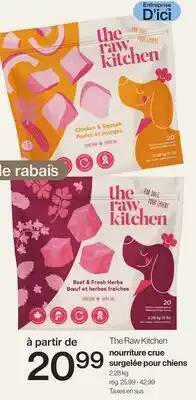 Avril The Raw Kitchen nourriture crue surgelée pour chiens offer