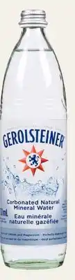 Avril Gerolsteiner eau minérale naturelle gazéifiée offer