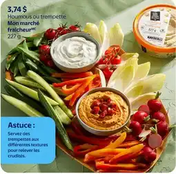 Walmart Houmous ou trempette Mon marché fraîcheur offer