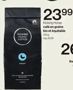 Avril Kicking Horse café en grains bio et équitable offer