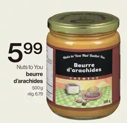 Avril Nuts to You beurre d'arachides offer