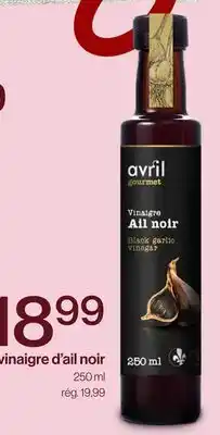 Avril vinaigre d'ail noir offer