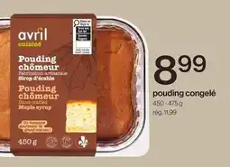 Avril pouding congelé offer