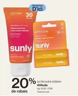 Avril les soins solaires Attitude offer