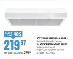 BMR HOTTE SOUS-ARMOIRE GLACIER offer