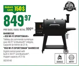 BMR BARBECUE 850 WI-FI SPORTSMAN offer