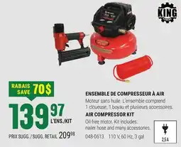 BMR ENSEMBLE DE COMPRESSEUR À AIR offer