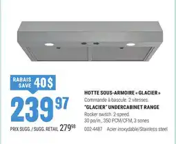 BMR HOTTE SOUS-ARMOIRE GLACIER offer