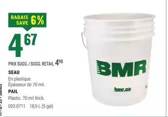 BMR SEAU offer