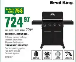 BMR BARBECUE CROWN 420 offer