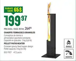 BMR CHAUFFE-TERRASSE À GRANULES offer