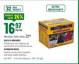 BMR SACS À ORDURES offer