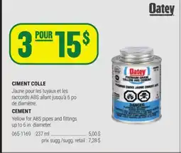 BMR CIMENT COLLE offer