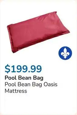 Club Piscine Pool Bean Bag Oasis Mattress offer