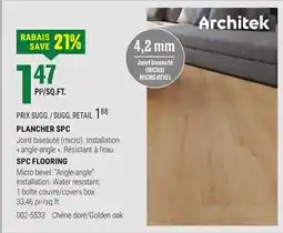 BMR PLANCHER SPC offer