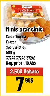 Mayrand Casa Morena Minis arancinis offer