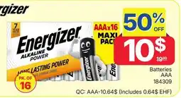 Rossy ENERGIZER Batteries AAA offer