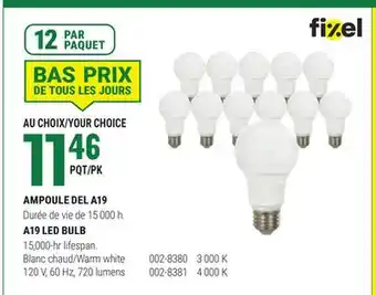 BMR AMPOULE DEL A19 offer