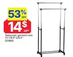 Rossy Telescopic garment rack offer