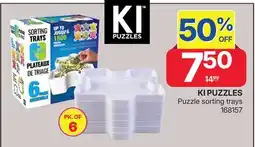 Rossy KI PUZZLES Puzzle sorting trays offer