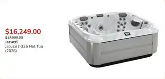 Club Piscine Jacuzzi J-335 Hot Tub (2026) offer