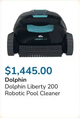 Club Piscine Dolphin Liberty 200 Robotic Pool Cleaner offer