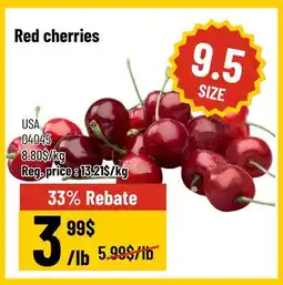 Mayrand Red cherries offer