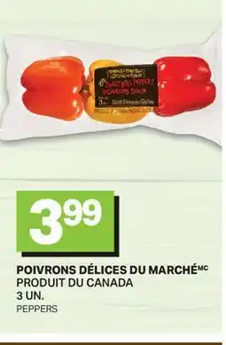 L'Intermarché POIVRONS DÉLICES DU MARCHÉ | PEPPERS, 3 UN offer