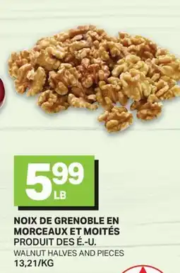 L'Intermarché NOIX DE GRENOBLE EN MORCEAUX ET MOITIÉS | WALNUT HALVES AND PIECES offer