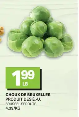 L'Intermarché CHOUX DE BRUXELLES | BRUSSEL SPROUTS offer