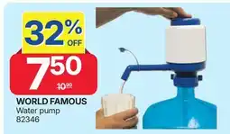 Rossy WORLD FAMOUS Water pump offer
