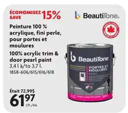 Home Hardware 100% acrylic trim & door paint offer