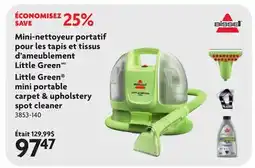 Home Hardware Little Green mini portable carpet & upholstery spot cleaner offer