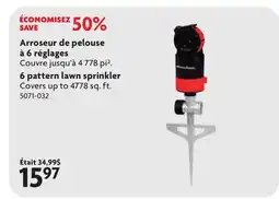 Home Hardware pattern lawn sprinkler offer