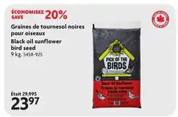 Home Hardware Black sunflower bird seed offer